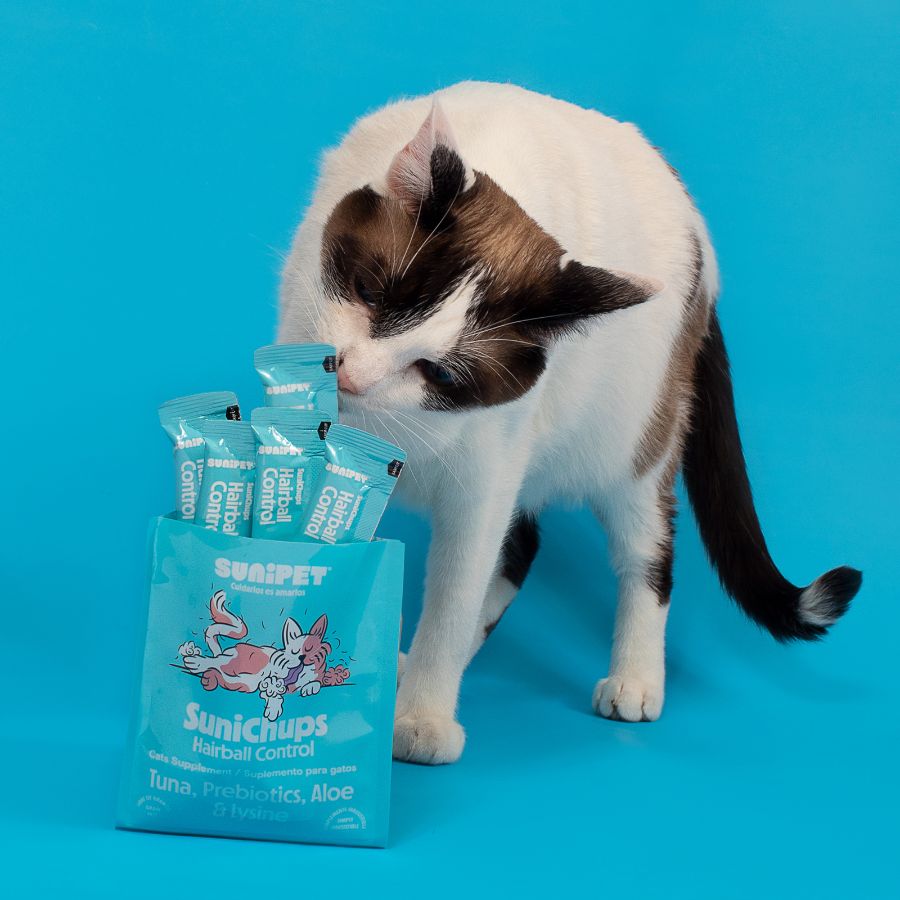 SuniChups Hairball Control - Snack funcional para gatos, , large image number null